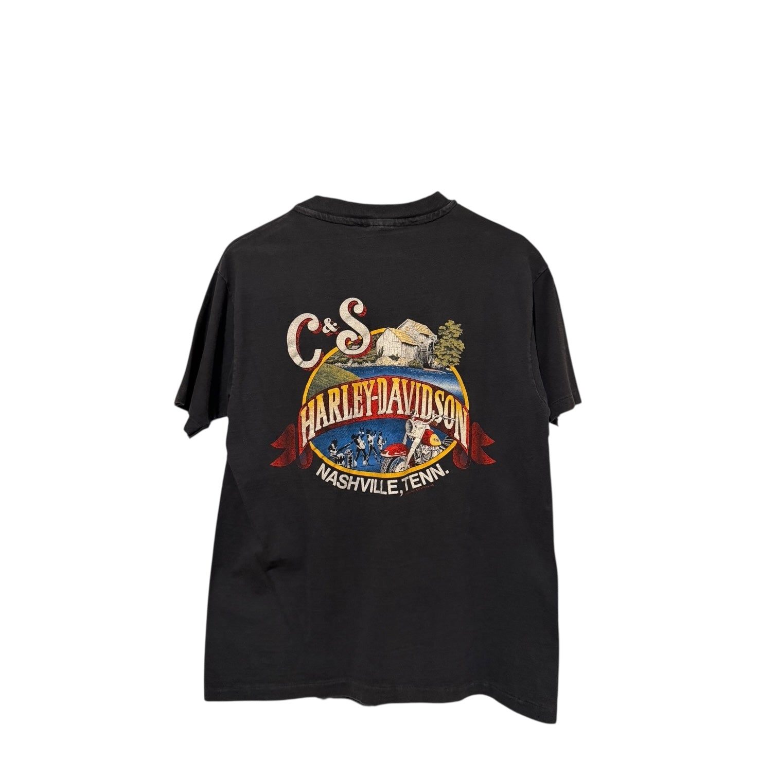 90’s Red Flame Ball Harley (L)